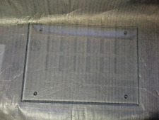 Mensole in Cristallo Molato (29,5 x 20,5 cm) spessore 5mm con fori ai 4 angoli