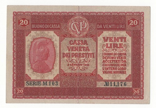 Lire buono cassa - 20,