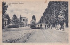 Treviso - Mogliano Veneto - Tram e Stazione - fp vg 1917