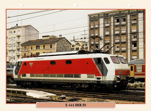 Locomotiva treno rapido 444 - rapido,