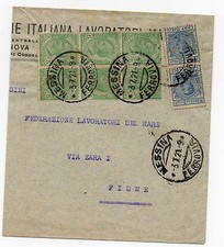 1921 REGNO 5 CENTESIMI BLOCCO