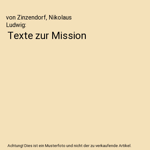 Texte zur mission - texte, von