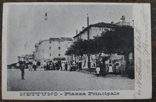 NETTUNO Piazza Principale vg1903 x Firenze/Anzio Aprilia Ardea Latina Roma Lazio