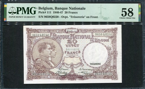 Belgio 1940 1947 20 - 1940-1947, (1944),