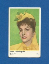 1958 Dutch Gum Serie U #194 Gina Lollobrigida