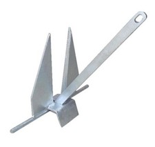 ANCORA DANFORTH 15 KG IN ACCIAIO ZINCATO BARCA  GOMMONE