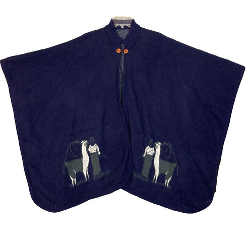 Poncho mantello lana - , alpaca