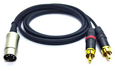 Cavo audio cavo adattatore DIN 5 poli Connettore diodo - 2 x RCA vers. Lunghezze Play