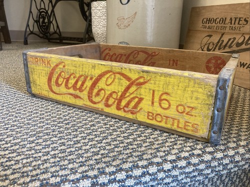 Cassa soda legno vintage - cassa,