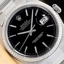 ROLEX DATEJUST 1601 18K WHITE