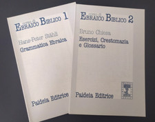 Corso di Ebraico Biblico -  A. Stahli B. Chiesa  - 2 volumi - Paideia f790
