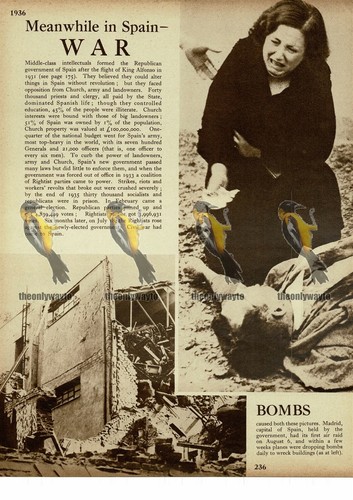 Guerra civile spagnola 1936 - guerra,
