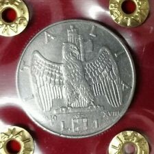 Regno D'Italia VEIII 1 Lira 1940 XVIIII 4 Stanghette RR periziata Cavaliere BB+