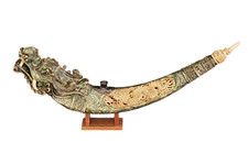 Grande Scultura Drago Cinese