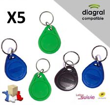 Lot de 5 badges Diagral