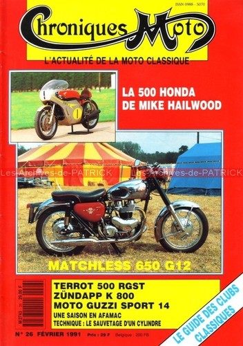 Chroniques moto honda - honda, rc