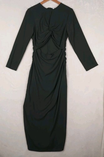 Abito midi zara - midi, kaki