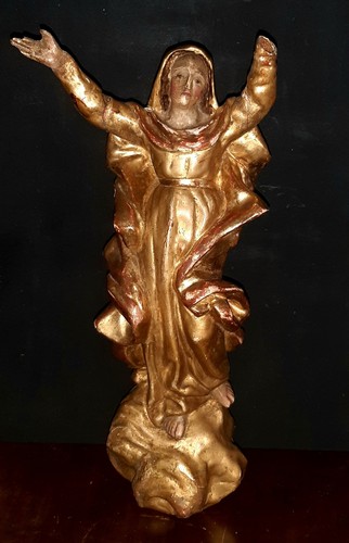 Scultura lignea dorata e - -lignea, -dorata