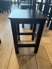 Sgabelli In Ferro E Legno Nero