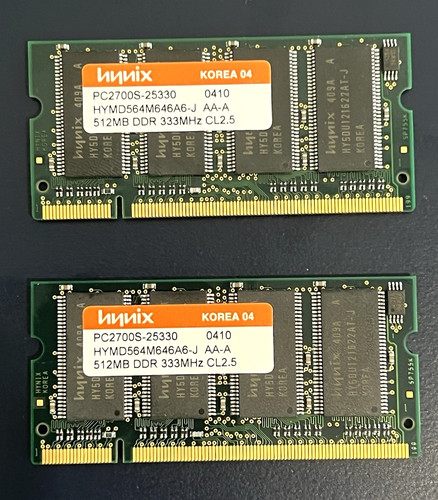 Ram portatile hynix 1gb - portatile,