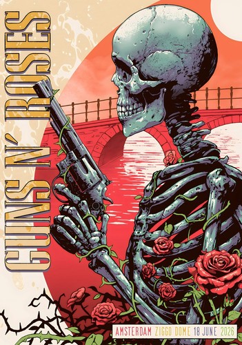 Poster guns roses - poster, live