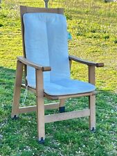 ❤️2 SEDIE POLTRONCINE SDRAIO PIEGHEVOLI FOPPAPEDRETTI ESTERNO INTERNI LEGNO TEAK