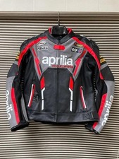 Aprilia Giacca Moto Pelle