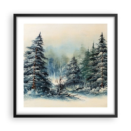 Poster 50x50cm neve abeti - neve,