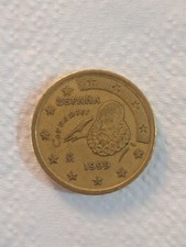 MONETA 50 CENTESIMI  ESPANA  CERVANTES 1999 DA COLLEZIONE