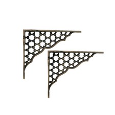 Coppia di mensole staffe a