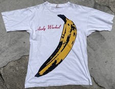 Late 70s/early 80s Andy Warhol Velvet Underground Banana Album Vintage Tee