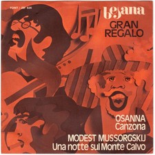 Disco 45 giri OSANNA Canzona /