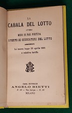 Cabala del lotto - del, ovvero