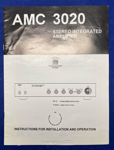 Amplificatore amc 3020 - amc,