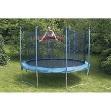 Trampolino Da Giardino Elastico 244 Cm Ø 305 Tappeto Elastico Esterno Sport Rete