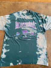 MONTREAL++T SHIRT++TG L++TIE DYE++VERDE +ORIGINALE 100%++STREET WEAR++HANDMADE