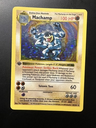 Machamp 102 1st - 1st, edition