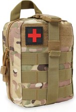 Borsa molle pouch EDC soccorso sopravvivenza campeggio con mini kit iniziale