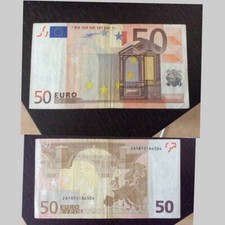 Banconota  50 Euro Belgio firma Duisenberg quasi splendida (rara)