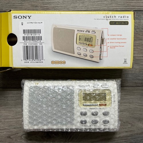 Sony clutch radio icf - clutch, icf-m410v
