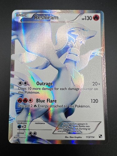Reshiram 113 114 pokemon - -,