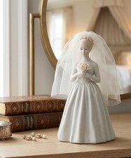 Statuina sposa porcellana 8,5"