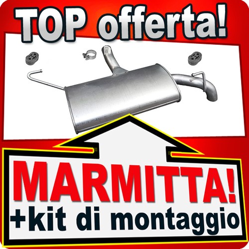 Silenziatore posteriore per - silenziatore,