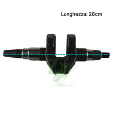 ALBERO MOTORE CONICO DIAMETRO 23mm VERSIONE MOTOZAPPA YANMAR KAMA L70 LA178