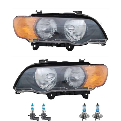 Set fari gialli incl lampade - fari,