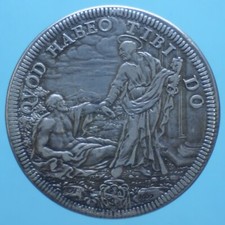 INNOCENZO XI TESTONE 1677 ROMA