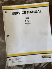 New Holland S4Q S4Q2 Motore Boomer 40 50 Trattore Manuale Servizio Riparazione Libretto Officina