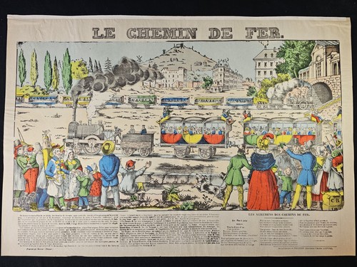 C1890 francia treni - c1890, stampa