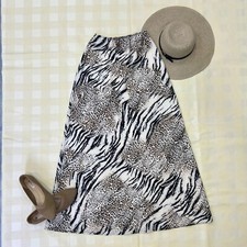 Gonna animalier lunga donna