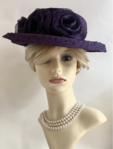 Scatola cappello viola - , vintage